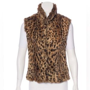 Adrienne Landau Rabbit Fur Vest